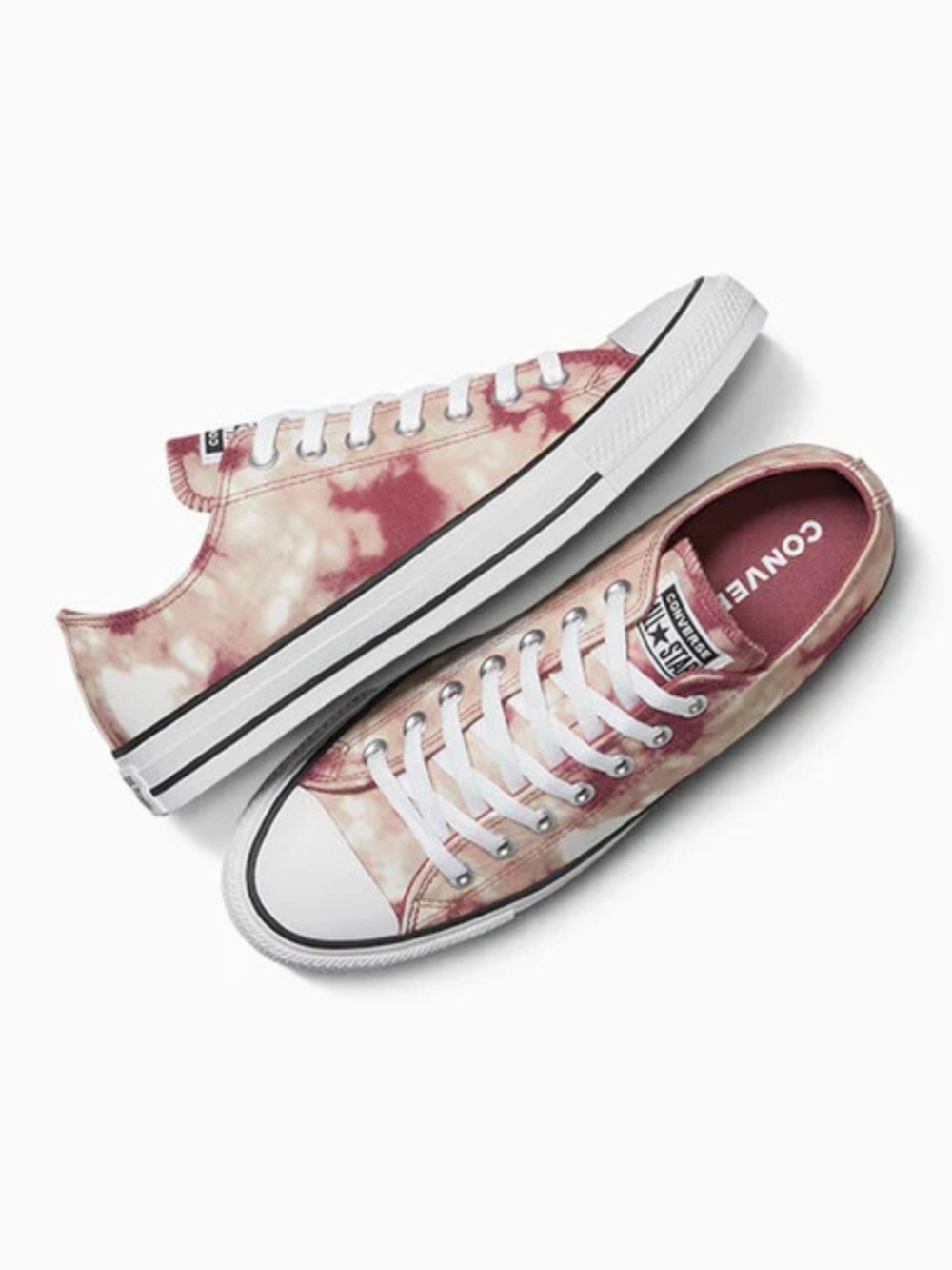 Chuck Taylor All Star Tie-Dye Low Top Red Cedar/Vintage White/Black Women's 9.5